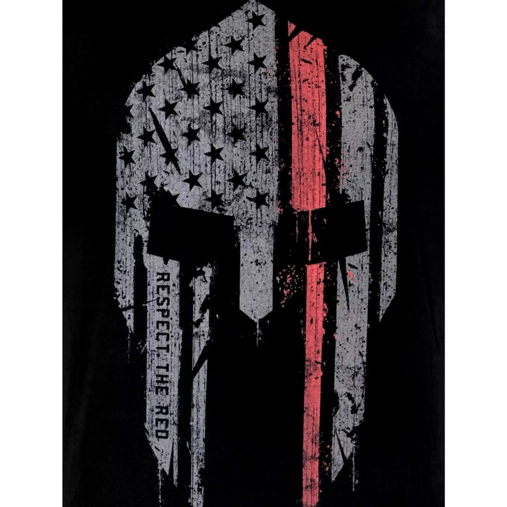Howitzer Style Men's T-Shirt RESPECT THE RED Military Grunt - Picture 4 of 9